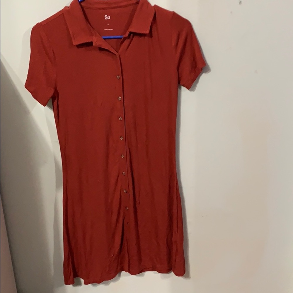 SO Button Up Dress